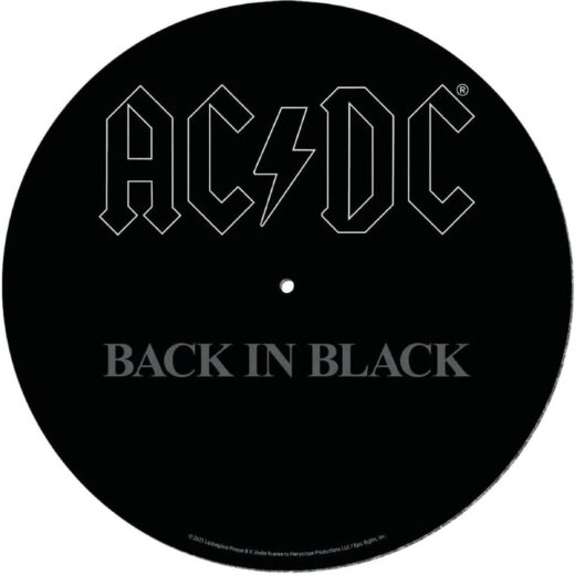 AC/DC - Back In Black Slipmat